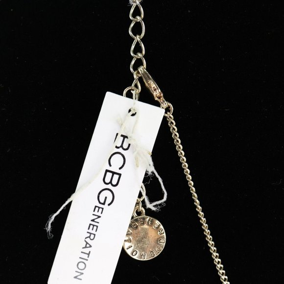 BCBGeneration Gold-Tone BLESSED Long Multi Charm Pendant Necklace - Picture 4 of 5